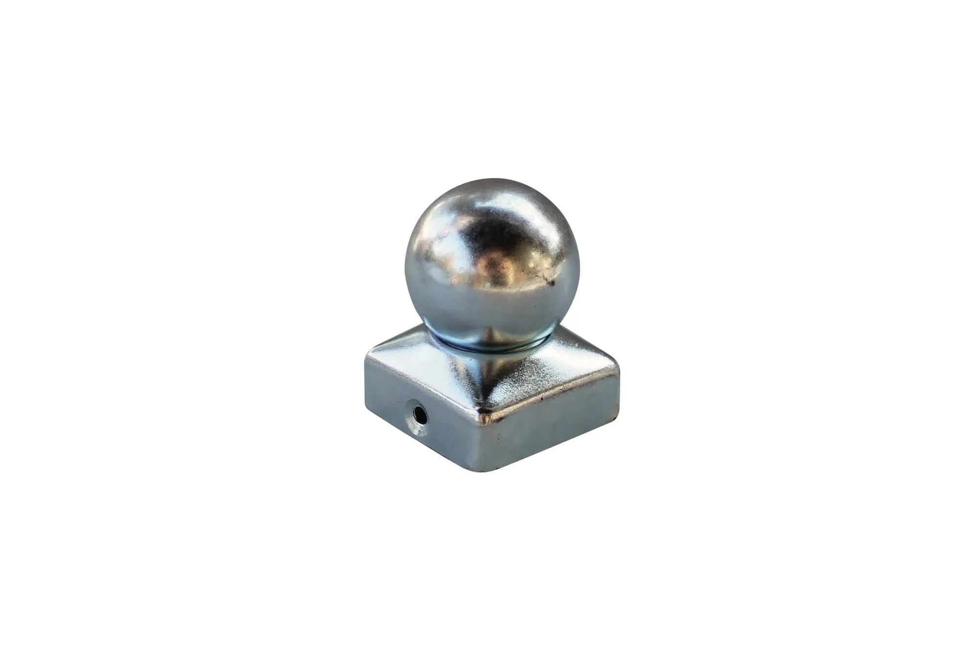 Decorative Ball Post Cap with Square Base