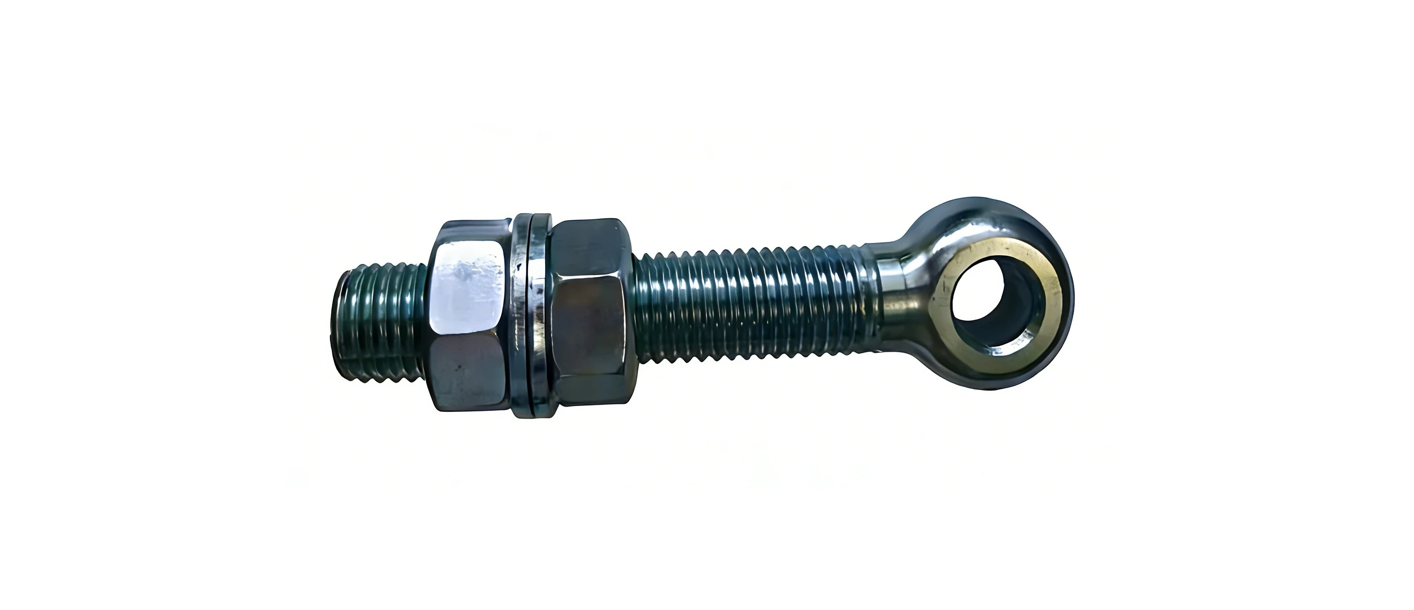 Adjustable Threaded Eye Bolt for Gate Hinges