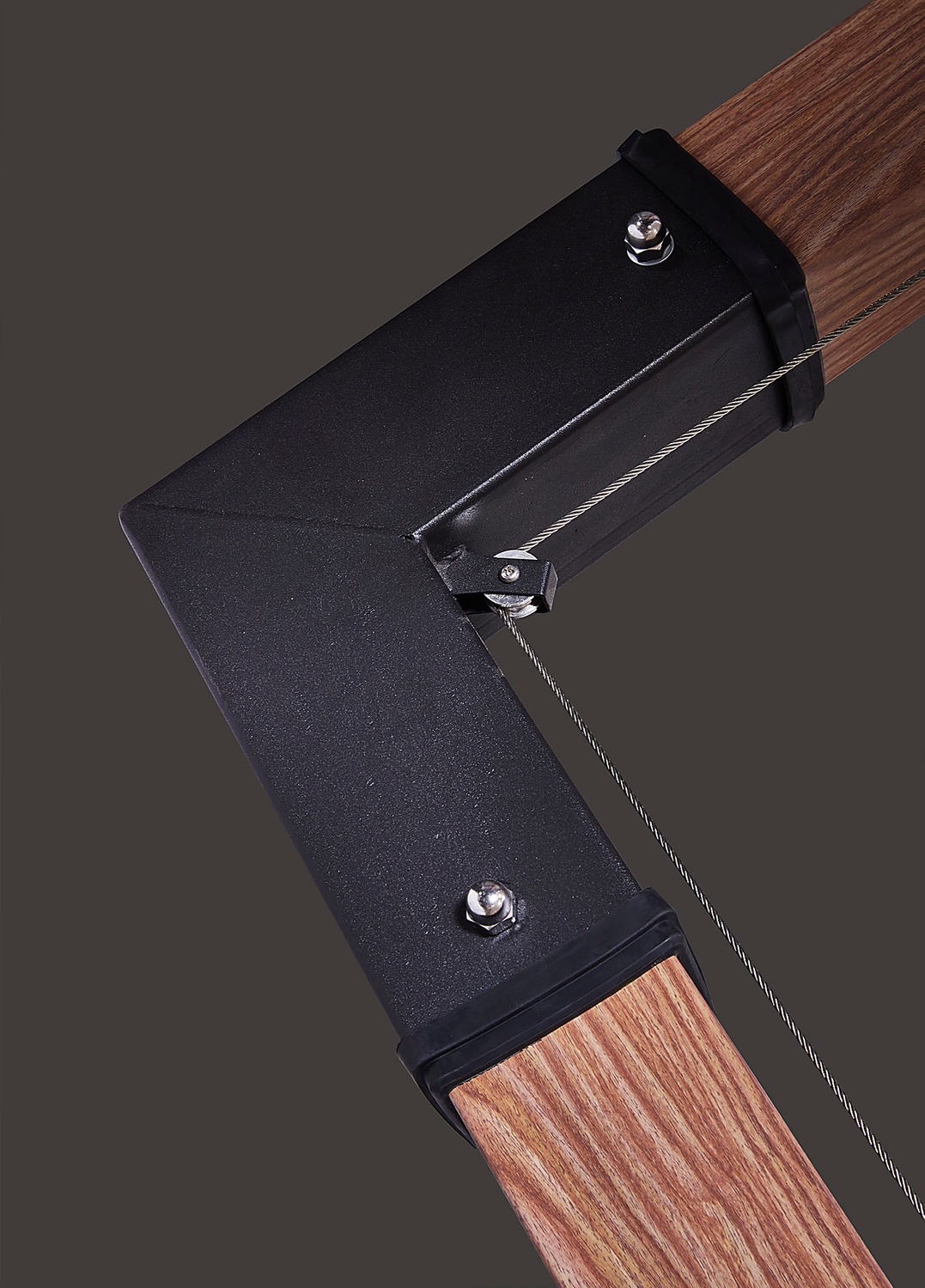 Aluminum Wooden Color Hanging Umbrella
