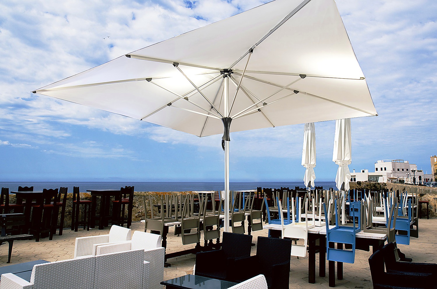 European Luxury Center Pole Umbrella