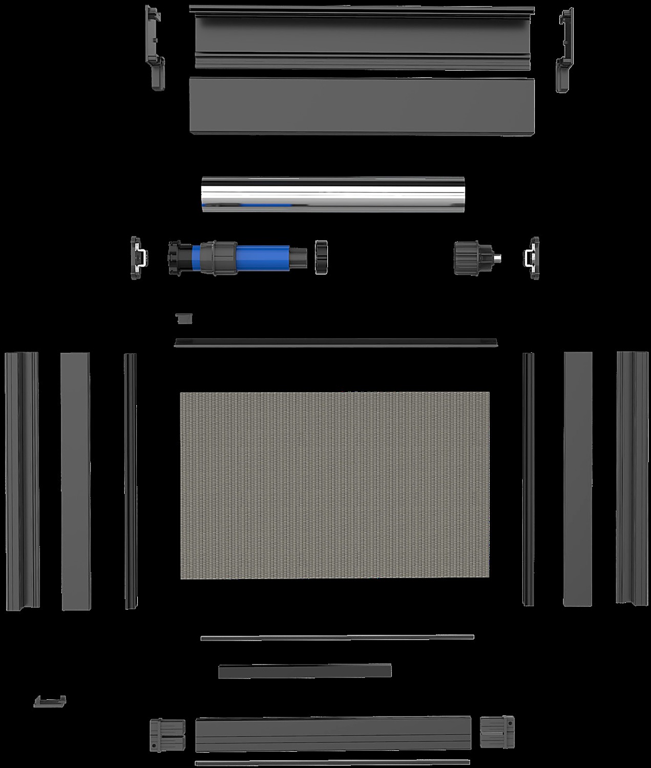 L Windproof Roller Blind